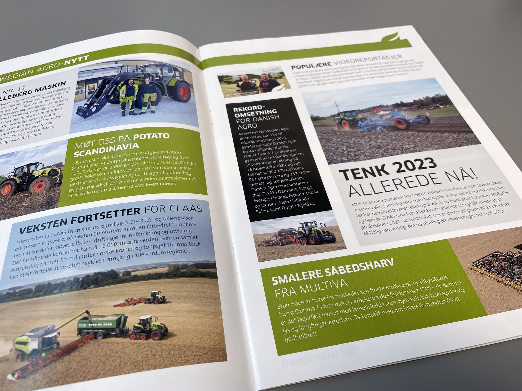 Oppslag fra AgroNytt med nyheter fra Norwegian Agro