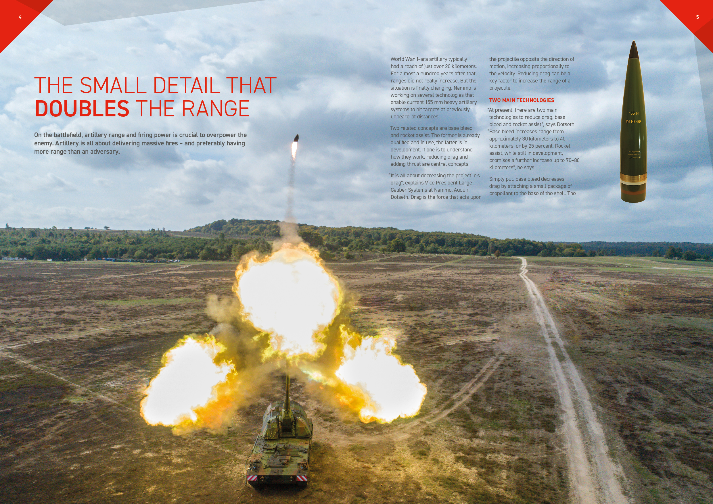 Oppslag The Small Detail That Doubles the Range fra Nammo Insights Magazine 2022