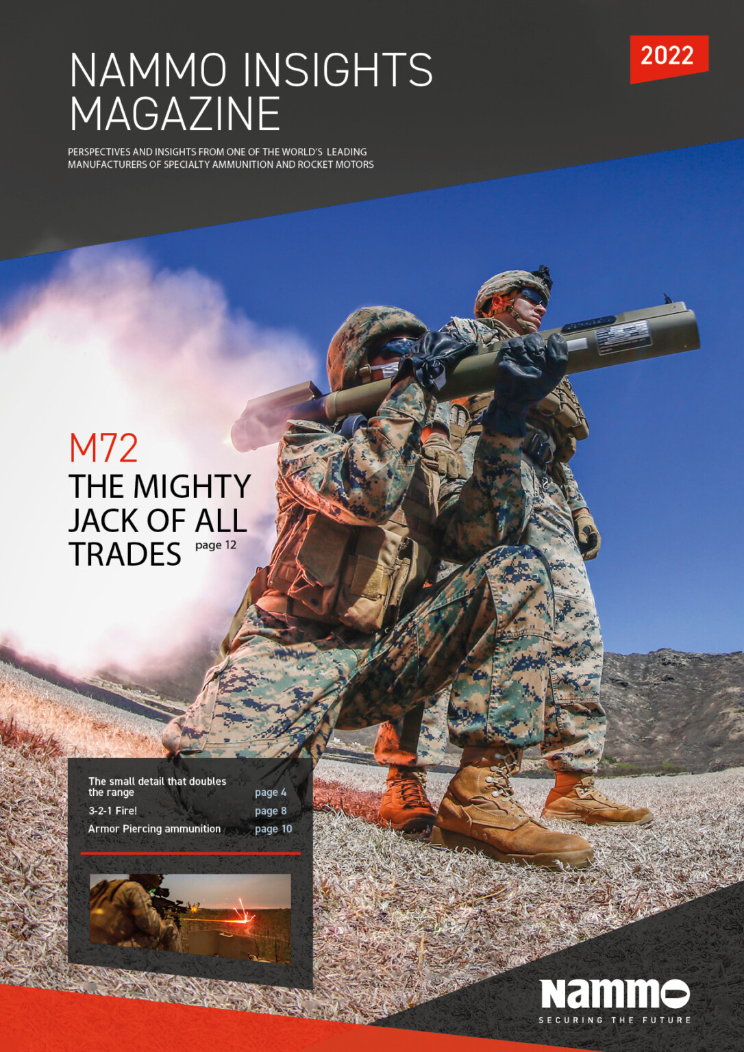 Forside av Nammo Insights Magazine 2022