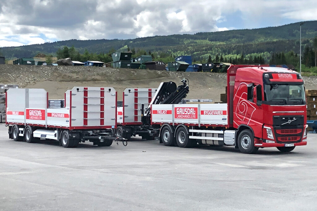Vogntog med dekor for Gausdal Landhandleri