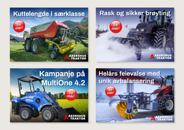 Digital markedsføring for Akershus Traktor