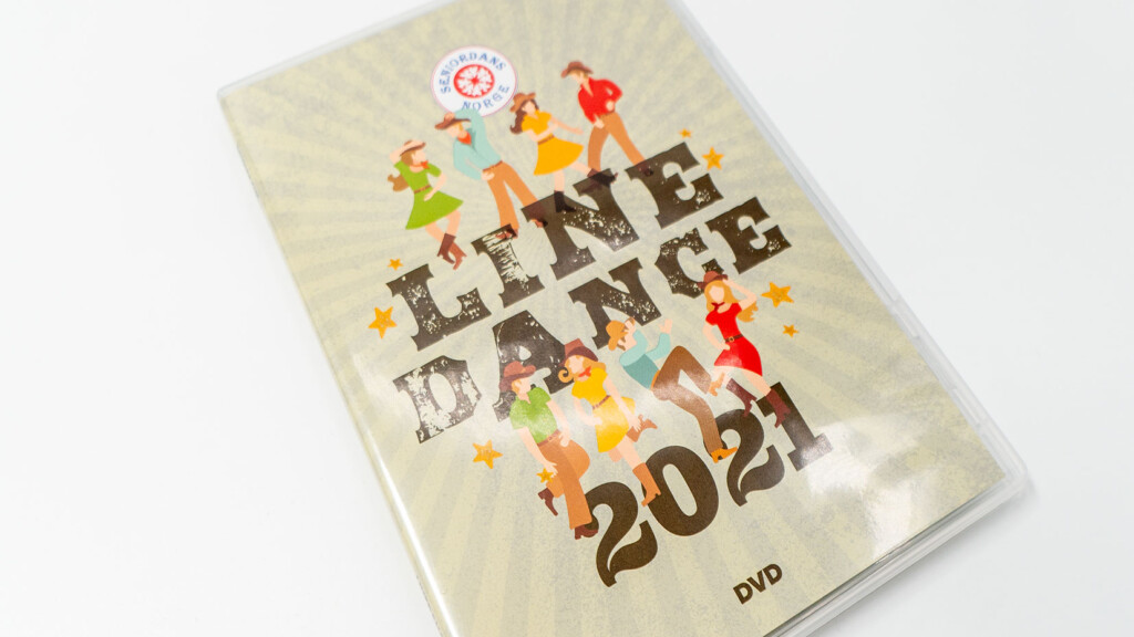 DVD-cover Line Dance 2021 for Seniordans Norge