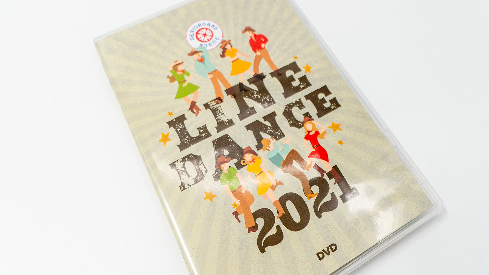 DVD-cover Line Dance 2021 for Seniordans Norge