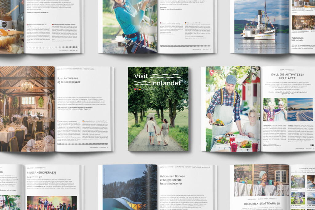 Oppslag fra turistguiden 2020 for Visit Innlandet
