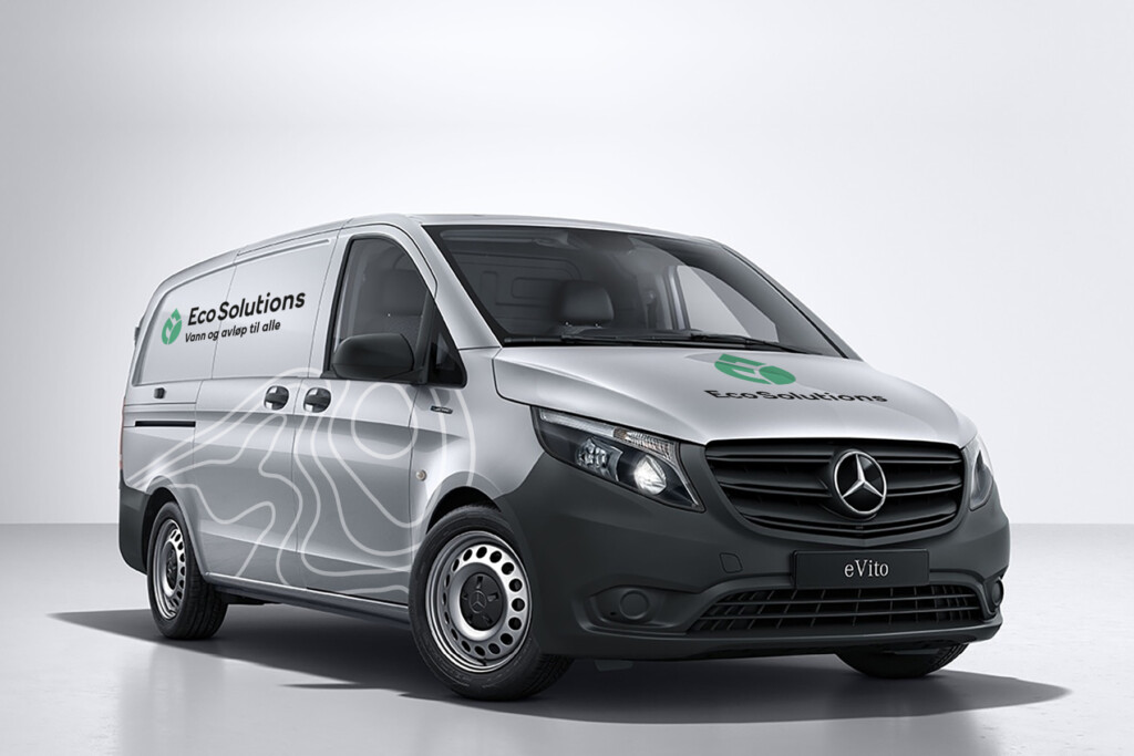 Varebil med dekor for Eco Solutions