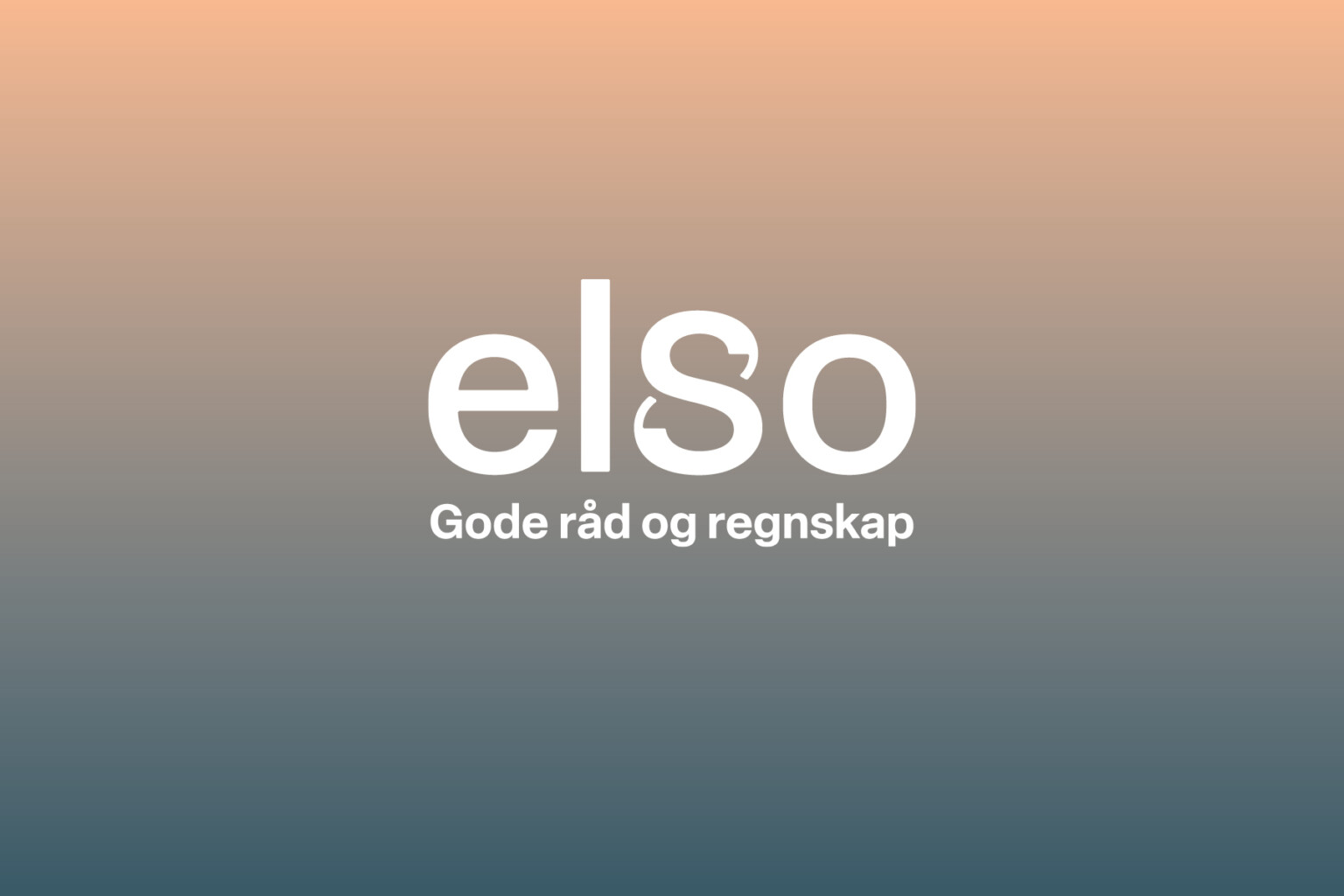 Logo for Elso med slagordet Gode råd og regnskap