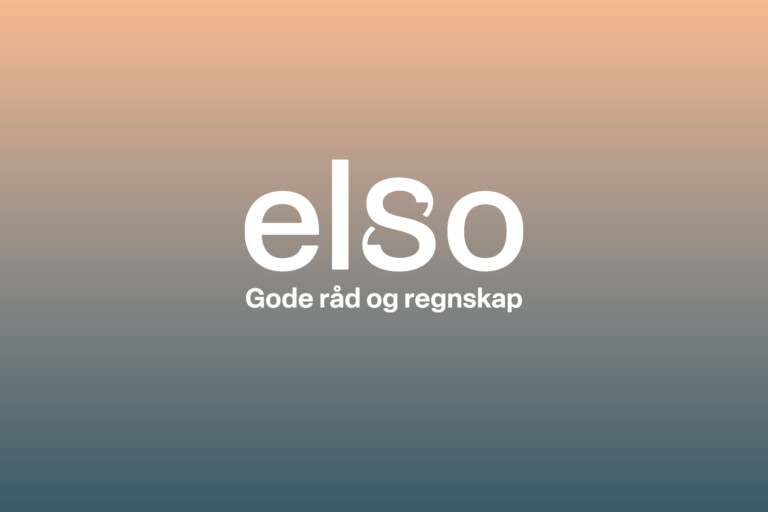 Logo for Elso med slagordet Gode råd og regnskap