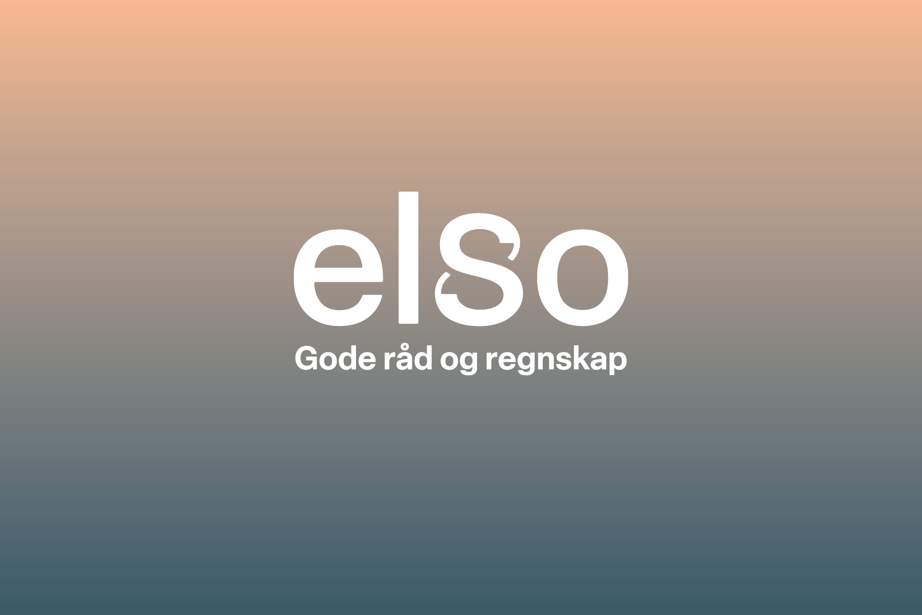 Logo for Elso med slagordet Gode råd og regnskap
