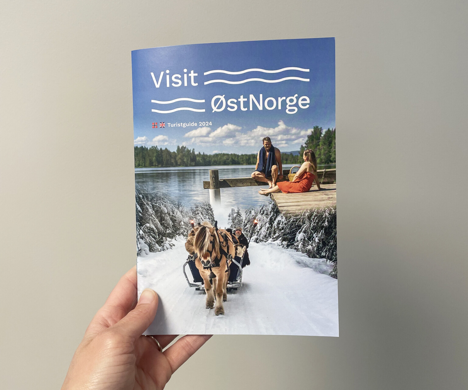 Forside av turistbrosjyren 2024 for Visit Øst-Norge