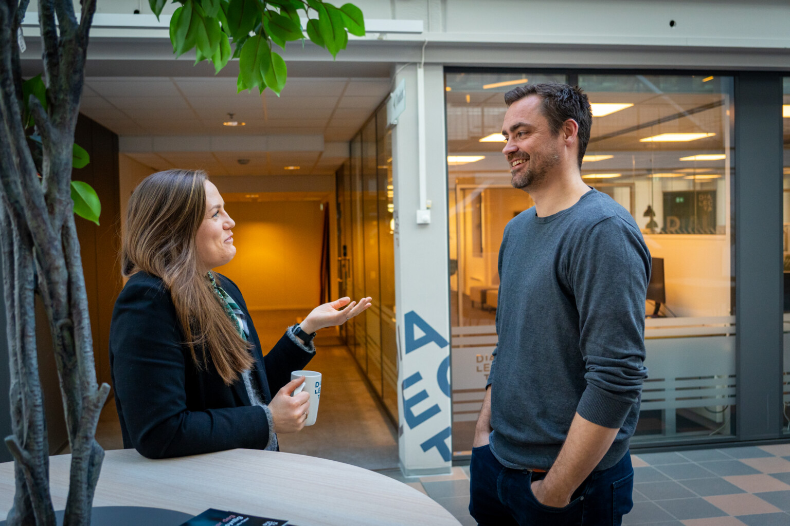 Marthe og Andreas snakker, 2
