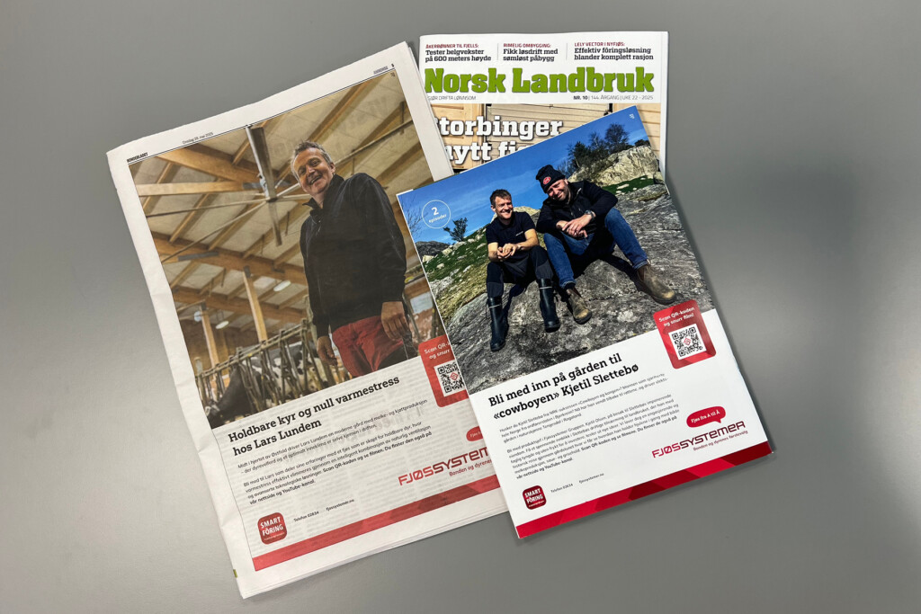 Annonser for Fjøssystemer i Norsk Landbruk